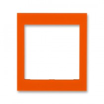 3901H-A00355 66  Rámeček jednonásobný s otvorem 55×55, střední, oranžová